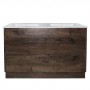 Qubist Dark Oak Free Standing 1500 Cabinet Only